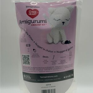 Amigurumi Crochet Kit - White Kitten